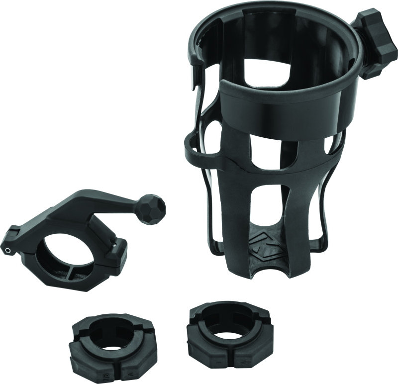 Kuryakyn Reflex Drink Holder With Bar Mount Universal Black