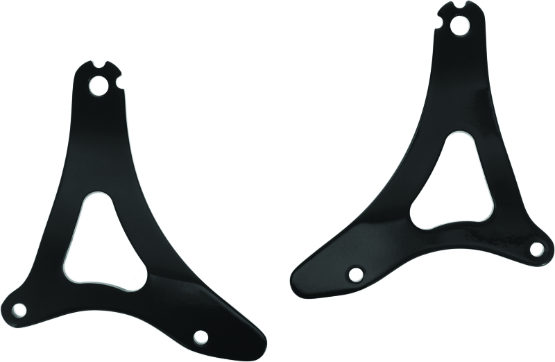 Kuryakyn Fixed Mounts Multi-Purpose Driver & Passenger Backrest 14 and Up Touring Models Black