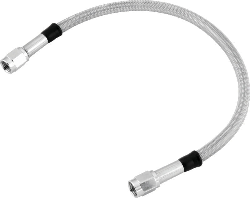 Twin Power 50 Inch Clear Coated Dot Stainless Steel Brake Hose AN-3