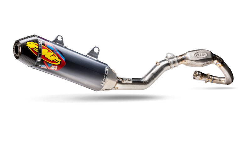 FMF Racing 22-24 Honda CRF250R SS Aluminum Factory 4.1 RCT Complete System w/ SS MB Header