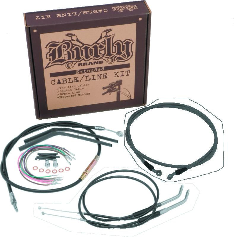 Burly Brand Control Kit 16in ABS - Black