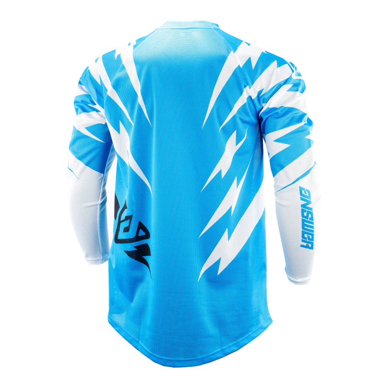 Answer 26 LE Syncron Rizz Vented Jersey Cyan/White/Black Youth - XL