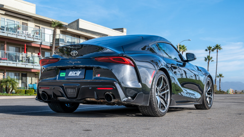 Borla 20-25 Toyota GR Supra ATAK Cat-Back Exhaust System w/ Black Chrome Tips