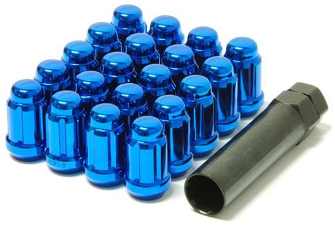 Wheel Mate Muteki Closed End Lug Nuts - Blue 12x1.25