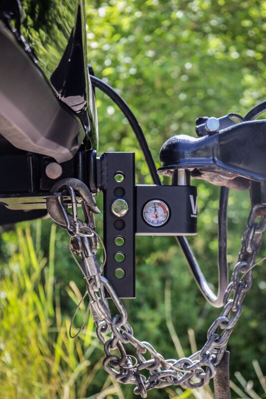 Weigh Safe Aero Hitch 8in Drop Hitch & 2in Shank (10K/12.5K GTWR) - Steel