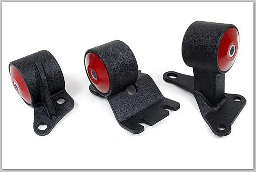 Innovative 90-93 Integra B-Series Black Steel Mounts 60A Bushings