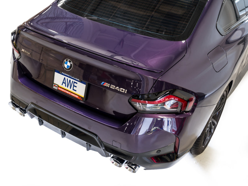 AWE Tuning 22-26 BMW M240i (G42) Touring Edition Exhaust - Chrome Silver Tips