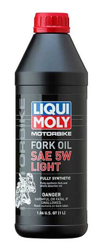 LIQUI MOLY 1L Motorbike Fork Oil SAE 5W Light