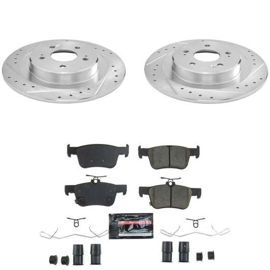 Power Stop 21-25 Acura TLX Rear Z23 Evolution Brake Kit