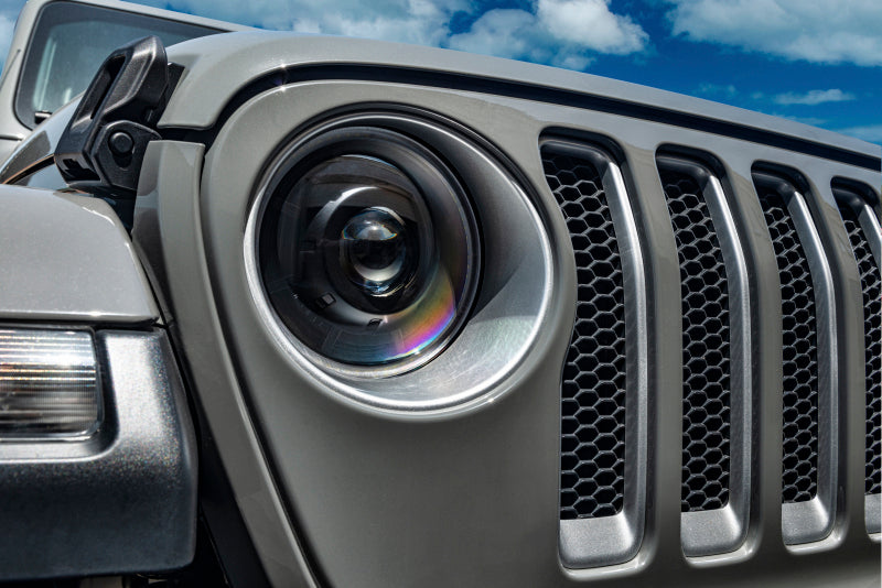 Oracle Jeep Wrangler JL Oculus Bi-LED Projector Headlights- Graphite Metallic - 5500K SEE WARRANTY