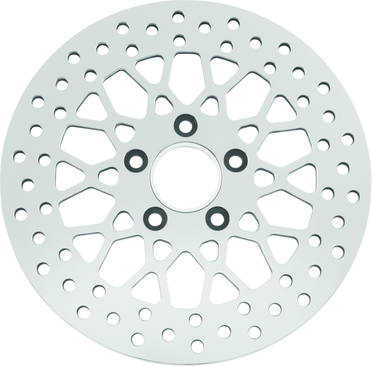 Bikers Choice 84-17 Big Twin/XL Rear 11.5in Mesh Brake Rotor (Exc 08-17 Touring)