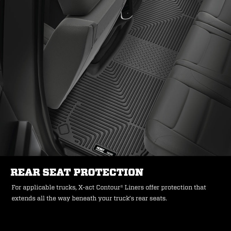 Husky Liners 22-23 Jeep Grand Cherokee L (w/2nd Row Bench Seats) X-ACT 2nd Seat Floor Liner - Blk