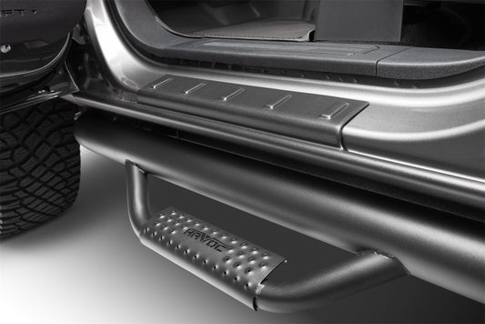Husky Liners 99-06 GMC Sierra 1500 CC Trail Armor Rocker Panel & Sill Plate Cover (4pc) - Tex. Blk