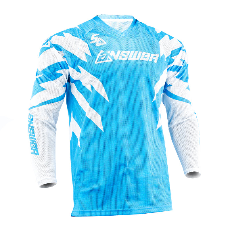 Answer 26 LE Syncron Rizz Vented Jersey Cyan/White/Black Youth - XL