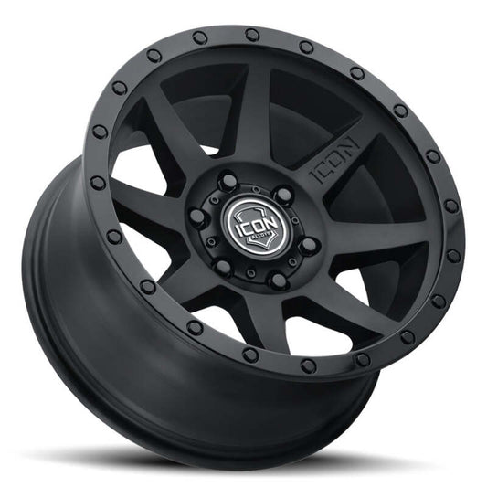 ICON Rebound 20x9 6x5.5 0mm Offset 5in BS 106.1mm Bore Double Black Wheel