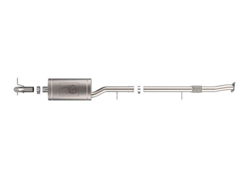aFe 23-25 GM Colorado/Canyon L4-2.7L (t) ROCK BASHER 3 IN 409 Stainless Steel Cat-Back Exhaust