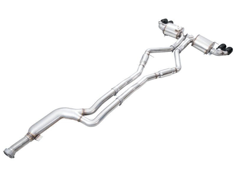 AWE Tuning 22-26 BMW M240i (G42) Touring Edition Exhaust - Diamond Black Tips