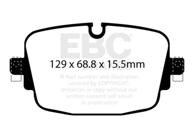 EBC 2020+ Audi RS6 4.0TT Rear Bluestuff Brake Pads
