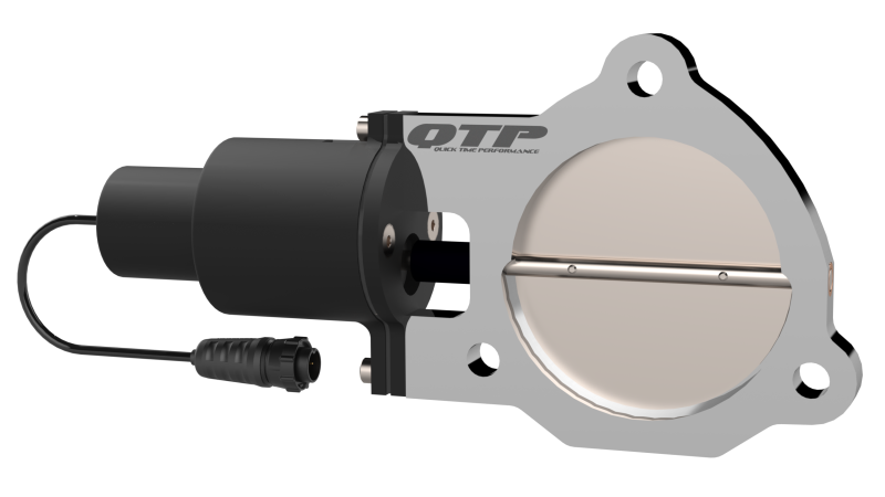 QTP 3.5in Bolt-On QTEC Electric Cutout Valve - Single