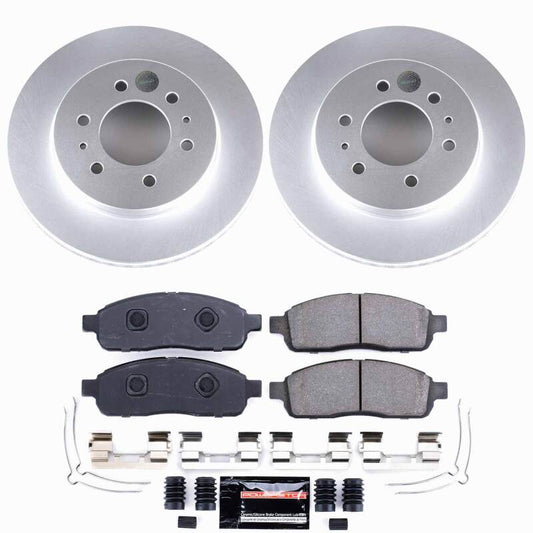 Power Stop 2009 Ford F-150 Front Z23 Coated Brake Kit