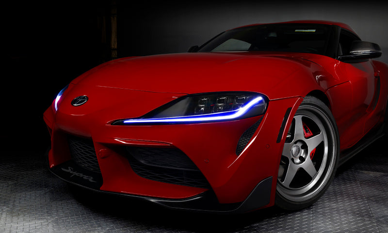 Oracle 20-21 Toyota Supra GR RGB+A Headlight DRL Upgrade Kit - ColorSHIFT w/o Controller
