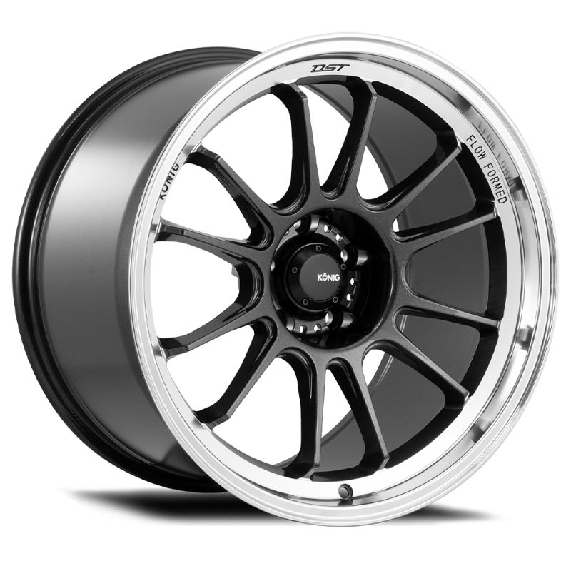 Konig Hypergram 18x11 5x112 ET40 Metallic Carbon w/ Machined Lip