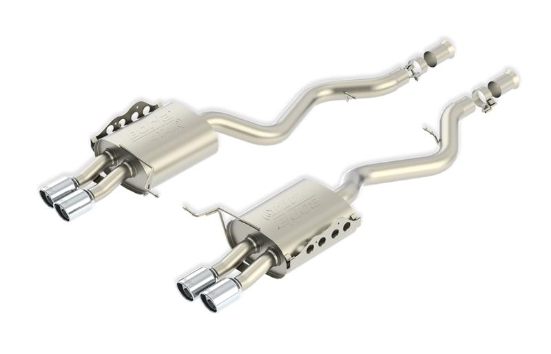 Borla 2014 Chevy Corvette C7 w/ AFM w/o NPP Atak Rear Section Exhaust Quad Rd Rl IC Tips