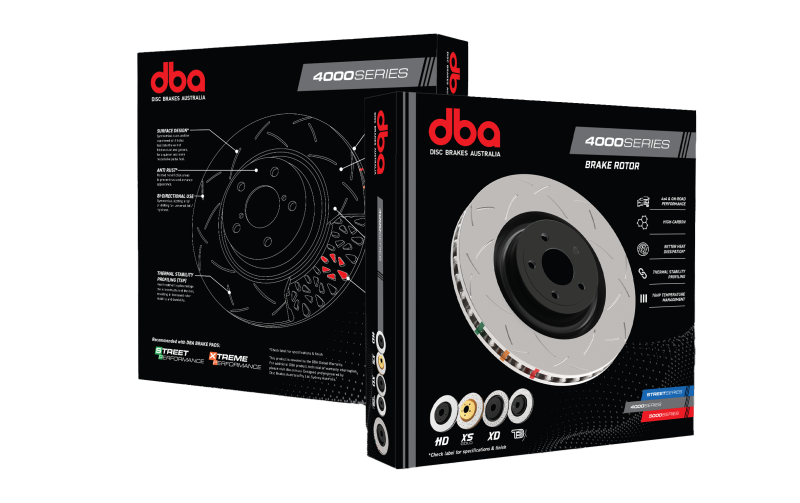 DBA 2022+ Toyota Landcruiser (J300/J310) 4000 Series Slotted Front Rotor (6 Lug Models Only)