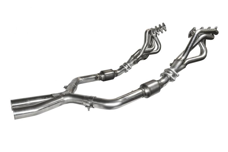 Kooks 05-10 Ford Mustang GT Manual 1 5/8in x 2 1/2in SS Long Tube Headers and OEM Catted SS X Pipe