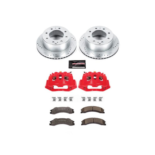 Power Stop 11-14 Chevrolet Silverado 2500 HD Rear Z36 Truck & Tow Kit w/Cals