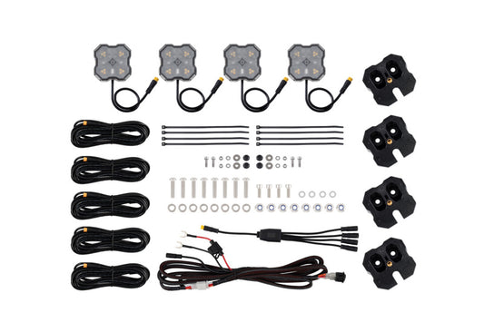 Diode Dynamics Roof Rack Scene Light Dual Color - Amber/White - Kit