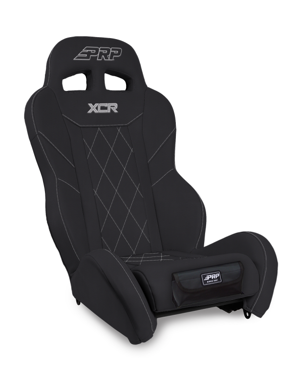 PRP XCR Suspension Seat - Black w Diamond Stitch/Front Pocket