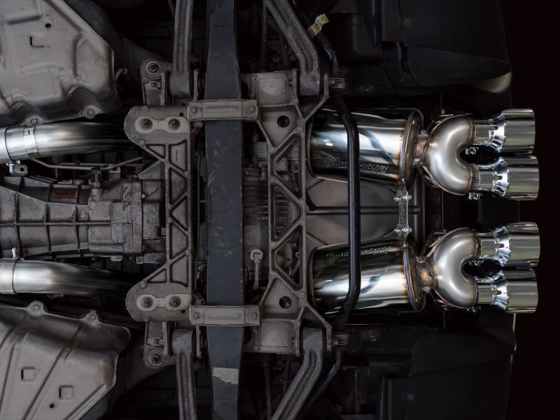 AWE Tuning C6 Chevrolet Corvette Z06/ZR1 Touring Edition Axle-Back Exhaust w/ Chrome Silver Tips