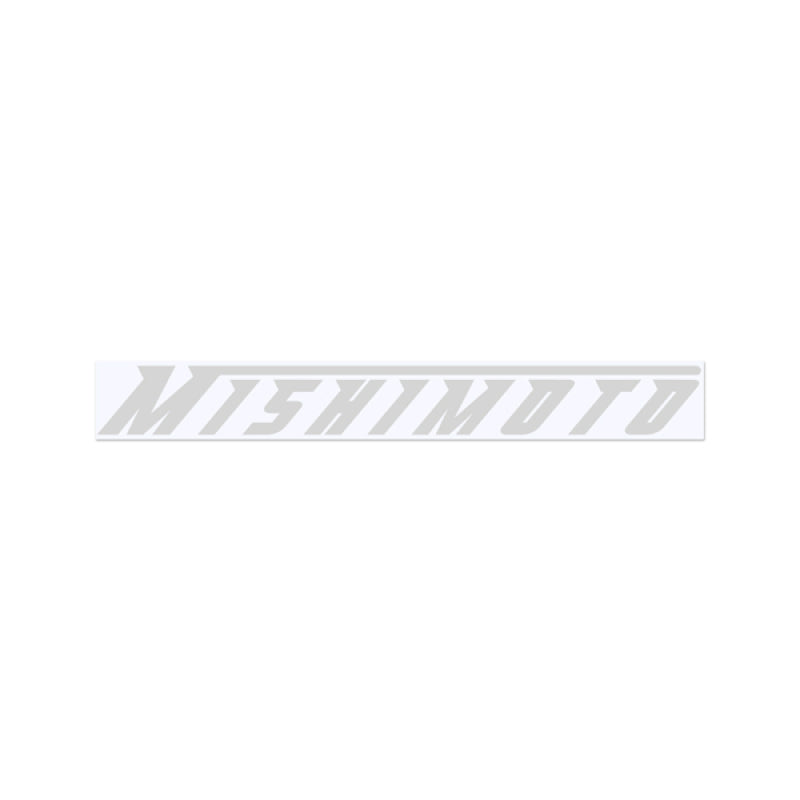 Mishimoto Small Silver Decal