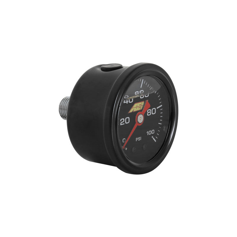 AEM 0-100 PSI Liquid Filled Mechanical Pressure Gauge - 1/8 NPT