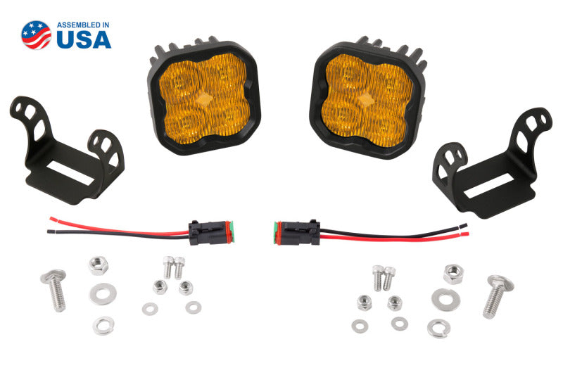 Diode Dynamics SS3 Max ABL - Yellow Combo Standard (Pair)