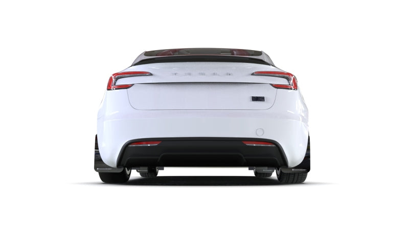 Rally Armor 24-26 Tesla Model 3 Highland Black UR Mud Flap Red Logo