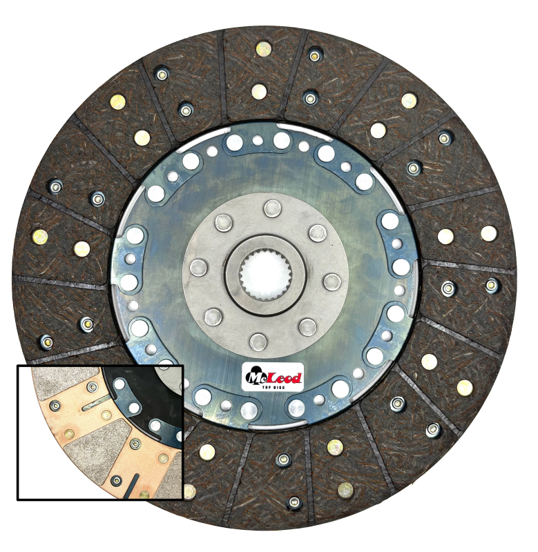 McLeod Racing RST HD Twin - For Large Diameter Flywheel - Red Ring - 1-1/8 x 26 Spline