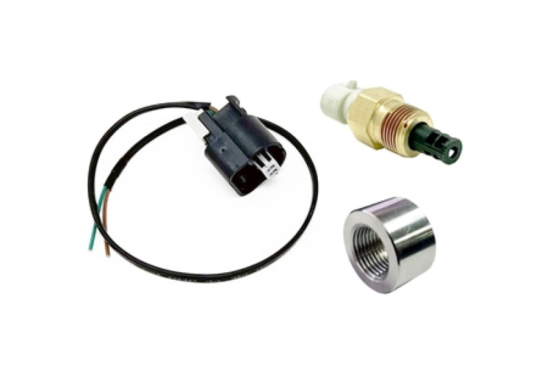 Torque Solution Fast Response SD IAT Sensor Kit GM Style IAT Sensor w/ Pigtail & Aluminum Weld Bung