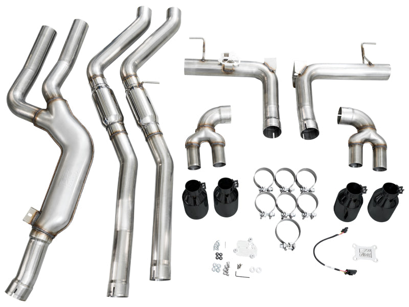 AWE Tuning 22-26 BMW M240i (G42) Track Edition Exhaust - Diamond Black Tips