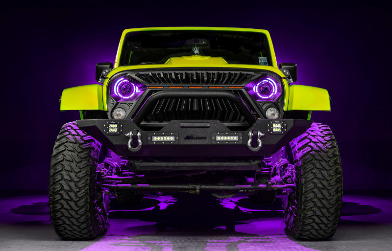 Oracle Oculus 7in ColorSHIFT Bi-LED Projector Headlights for Jeep Wrangler JK SEE WARRANTY