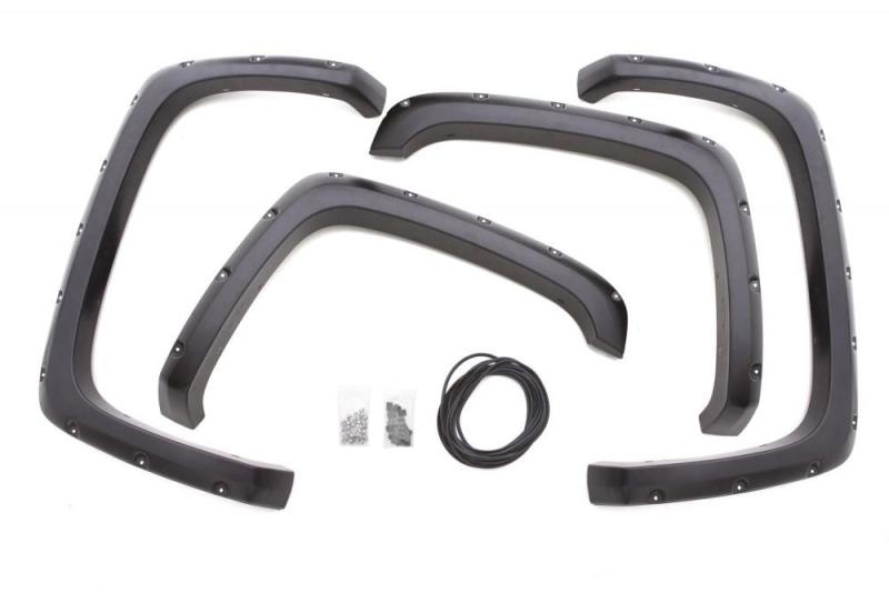 Lund 14-17 Toyota Tundra RX-Rivet Style Textured Elite Series Fender Flares - Black (4 Pc.)