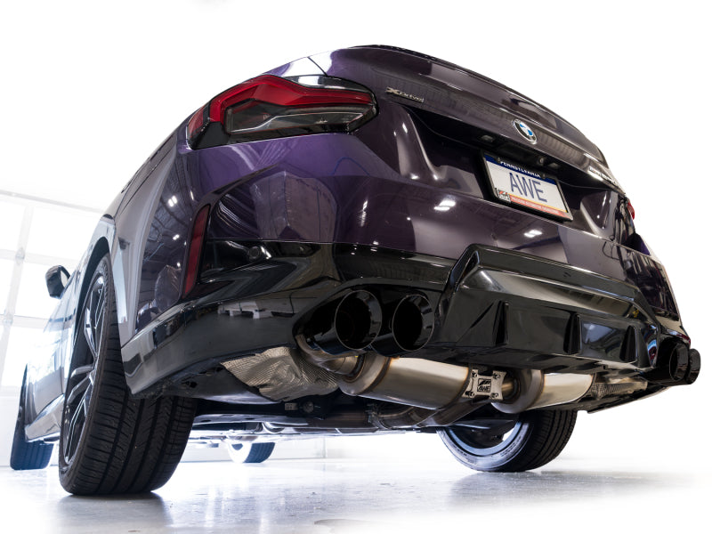 AWE Tuning 22-26 BMW M240i (G42) Touring Edition Exhaust - Diamond Black Tips