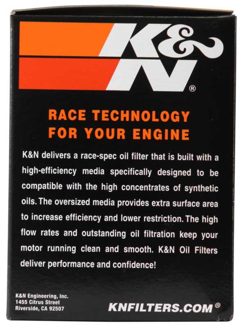 K&N Oil Filter 02-10 Harley-Davidson VRSC 3in OD x 3.844in Height
