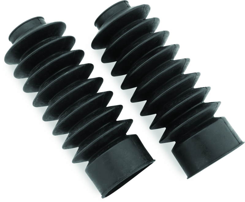Bikers Choice 41MM Black Fork Boots Extended 8.58in / Collapsed 4in (Pair)