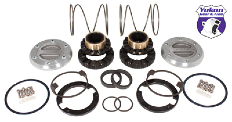 Yukon Gear Hardcore Locking Hub Set For Dana 44 / GM & Ford 1/2 & 3/4 Ton / 19 Spline