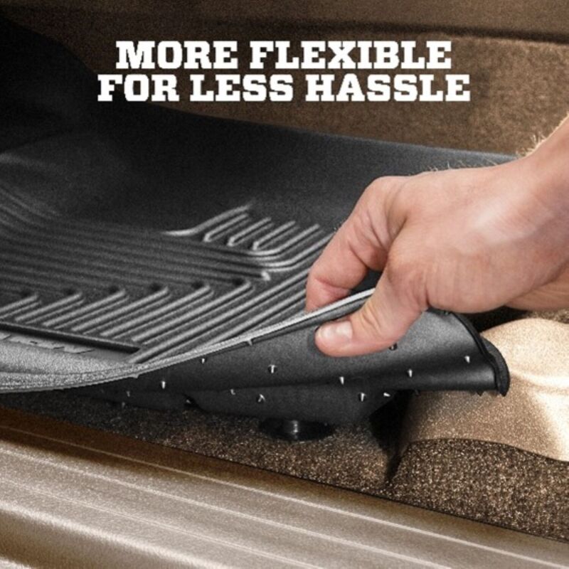 Husky Liners 24-25 Toyota Tacoma Hybrid Weatherbeater Front & 2nd Seat Floor Liners - Black