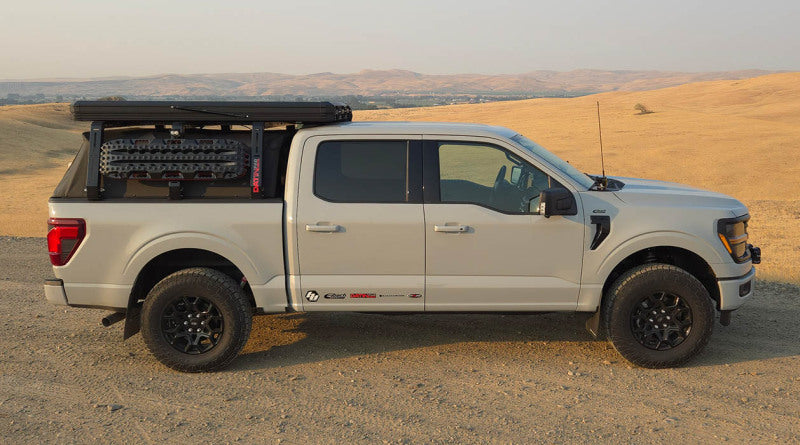 Rally Armor 21-24 Ford F-150 (Excl. Raptor) Black UR Mud Flap w/White Logo