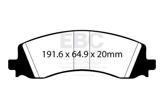 EBC 2019+ Ram 2500 6.4L Extra Duty Rear Brake Pads