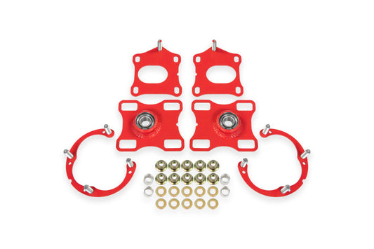 BMR Suspension 11-14 Ford Mustang Caster/Camber Plates - Red